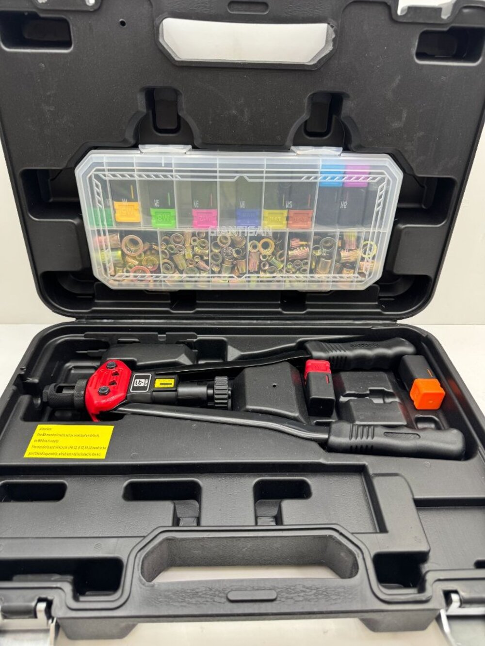 Professional Rivet Nut Tool Kit With Assorted Rivet Nuts Set And Carrying Case - Picture 2 of 9